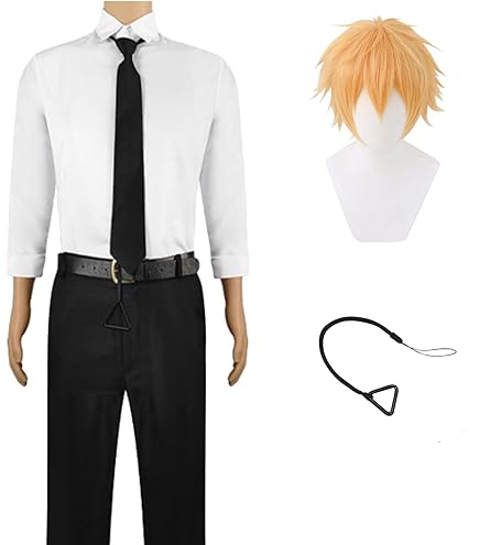 Amazon.co.jp: チェンソーマン デンジ ☆コスプレ ウィッグ＋ 靴 風